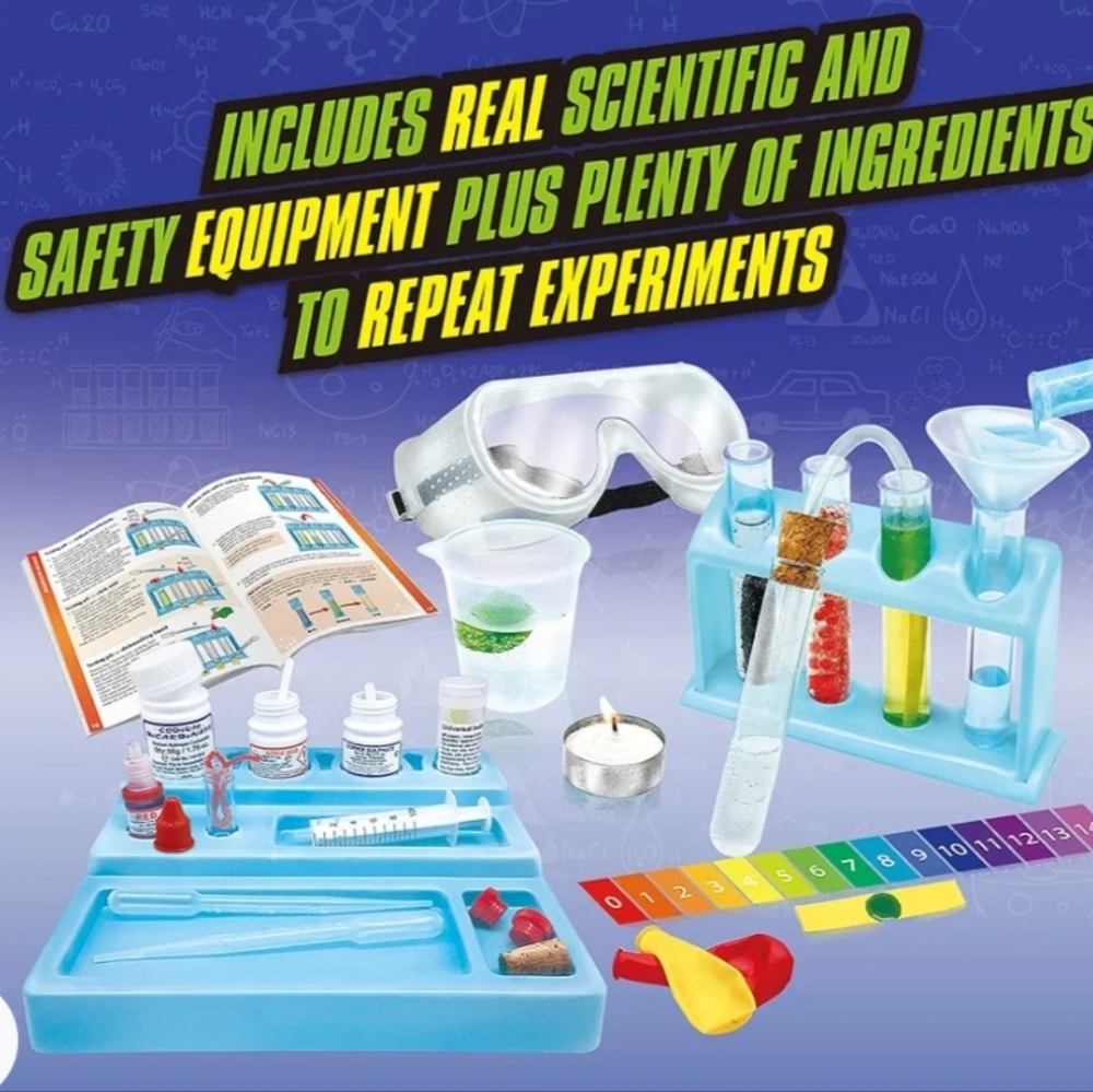 🆕 NEW! WILD! Science Test Tube Chemistry Lab 50+ Fun Experiments and Reactions - Picture 5 of 7